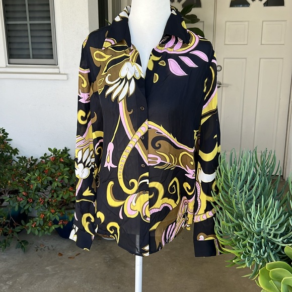 L’AGENCE Silk Blouse NWOT - Picture 2 of 11